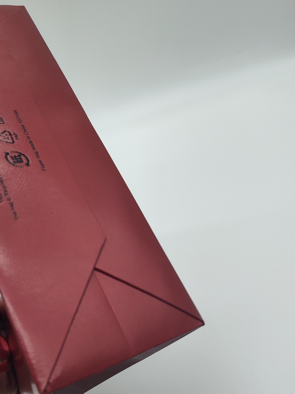 CARTIER Red Boutique Gift Bag + 2 Yards Logo Ribbon Luxury Packaging EUC - Picture 13 of 15